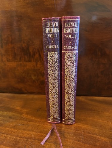 Carlyle, Thomas. The French Revolution, 2 volume set