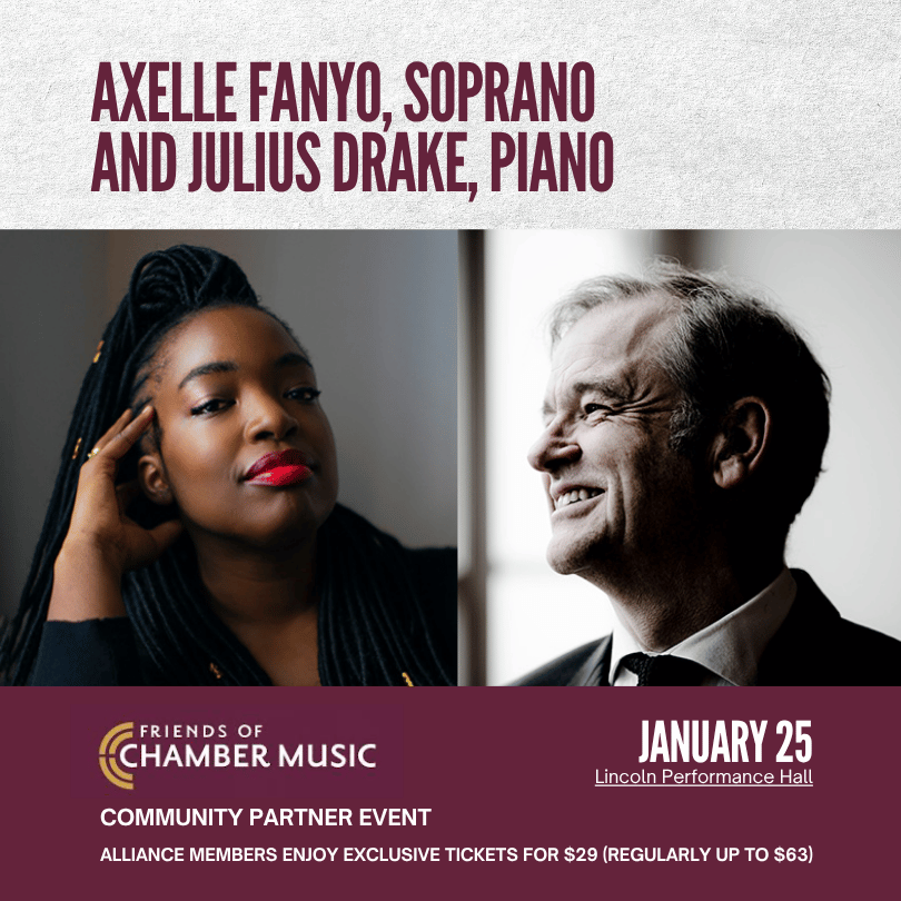 Concert: French soprano Axelle Fanyo and pianist Julius Drake